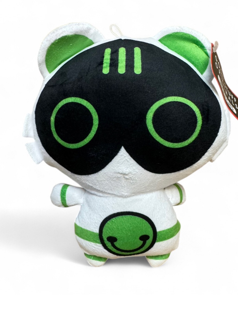 Mecha Cats -Cyber Cat With Black Face Mask Plush Toy 8” NEW!